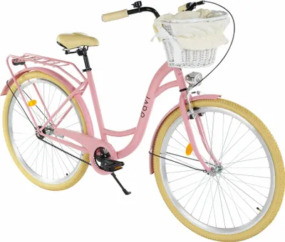 Produktbild von Damenfahrrad Davi Lila 28", 1 Gang, 155-180 cm, Rosa/Creme