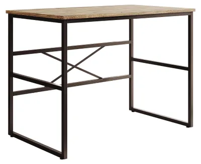 Obrázek produktu pro Pracovní stůl s černým kovovým rámem