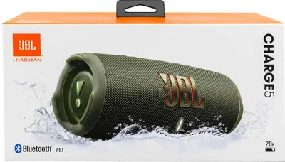 Produktbild von JBL CHARGE 5, 1,91 cm (0.75 Zoll), 2 cm, 10,2 cm (4 Zoll), 9 cm, 30 W, 60 - 20000 Hz