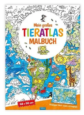 Produktbild von Trötsch Malbuch Mein großes Tieratlas Malbuch