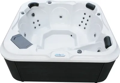 Produktbild von Outdoor Whirlpool Tirol inkl. Abdeckung und Stiege - 210 x 210 x 80cm