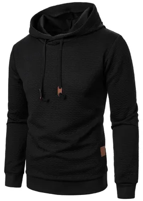Immagine prodotto di Maglietta sportiva XXL con cappuccio - Nera