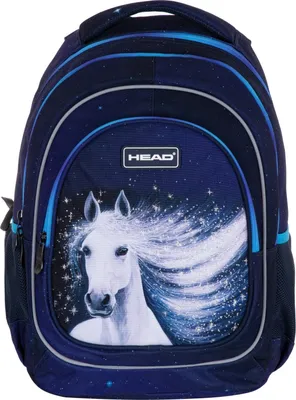 Produktbild von Galaxy Horse AB330 Head 3 Fcher Schulrucksack