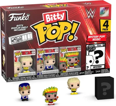 Immagine prodotto di WWE Bitty POP! figure in vinile 4-pack Dusty Rhodes 2,5 cm
