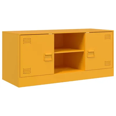 Immagine prodotto di Mobile Porta TV Giallo Senape 99x39x44 cm in Acciaio