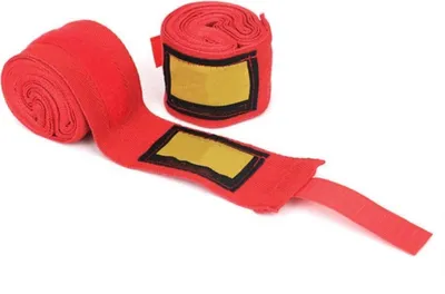 Productafbeelding van Jumadas Boxhandschoenenband – Trainingsband – Bescherming – Boksen – Taekwondo – Vechtsport – 3 meter – Rood
