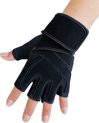 Produktbild von INF Schützende Fitnesshandschuhe – atmungsaktive Halbfinger-Gewichtheberhandschuhe M