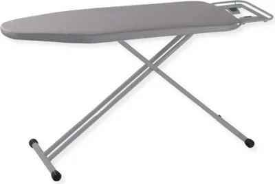 Produktbild von SensaHome Bügelbrett – Klappbarer Bügeltisch mit Bügeleisenständer – 120×38cm – Hellgrau
