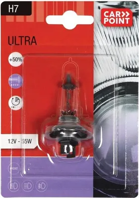 Zdjęcie produktu dla Carpoint Ultrabright Autolamp H7 12V 55W