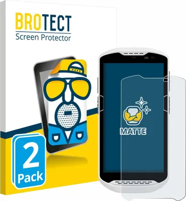 Produktbild von 2x BROTECT Schutzfolie für Zebra TC57ax Displayschutz Displayschutzfolie Folie Matt Entspiegelungsfolie