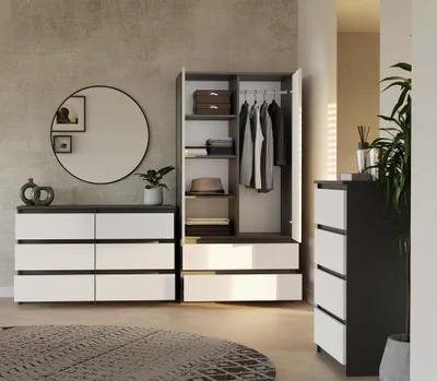 Produktbild von Kommode, 120/140 cm Breiten, 6 Schubladen