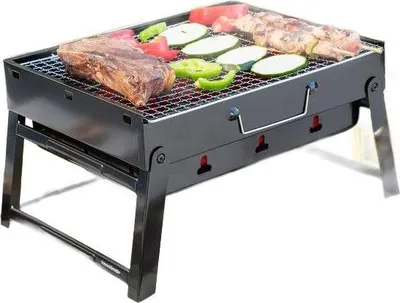 Zdjęcie produktu dla Składany grill przenośny na węgiel drzewny BearBQ InnovaGoods