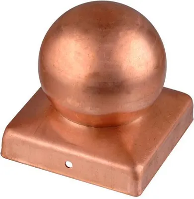 Image de Chapeau de poteau Connex 90 x 90 mm avec tête sphérique - hv4299
