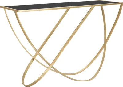 Obrázek produktu pro Elegantní konzola RING černá a zlatá