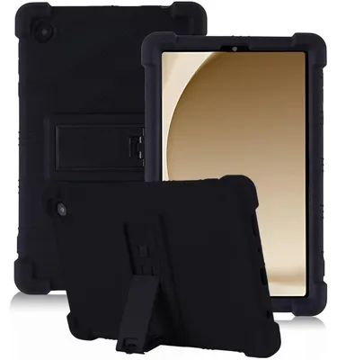 Obrázek produktu pro Tableta Pouzdro pro Samsung Galaxy Tab A9 8.7" 2025, nárazuvzdorné měkké silikonové ochranné pouzdro se stojánkem Černá