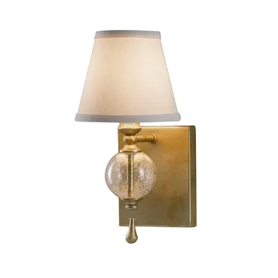 Produktbild von Elstead Argento Wandleuchte E14 Oxidiertes Blattsilber