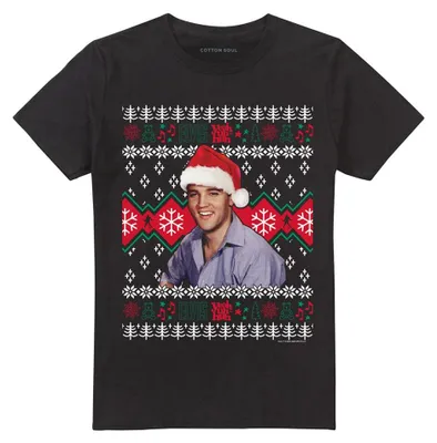 Immagine prodotto di Elvis Presley - Maglietta "Ugly" da uomo/donna unisex TV33310 (XXL) (Nero)