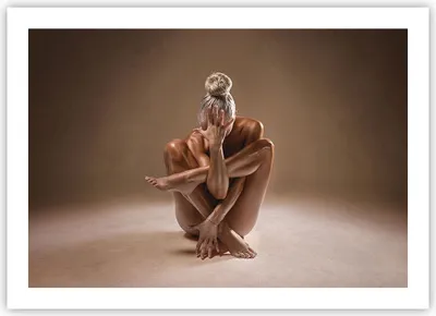 Produktbild von Poster - Poster ohne Rahmen - Nackt Frau Figur - 70x50 cm - Wand Bild - Wanddeko - Wandbilder - Kunstposter - Wandposter - Bilder - Kunstdruck - Wanddekoration - Wandbild - P2XAA70x50-4775