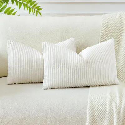Immagine prodotto di Set di 2 federe per cuscini, 40x60 cm, color beige