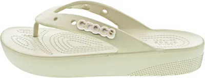 Produktbild von Crocs Classic Platform Flip 207714-2Y2 (39/40/bone)