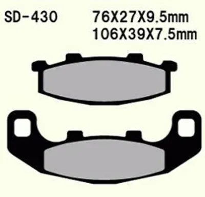 Immagine prodotto di Vesrah Vd-430 Pastiglie Freno