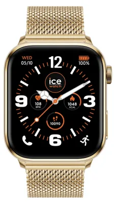 Zdjęcie produktu dla Ice Watch - 024656 - Smartwatch - Femmes - Ice Smart 3.0 Rectangular 1.78 Gold/Milanese