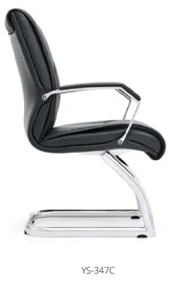 Produktbild von Kunstleder Bürostuhl in Schwarz modern eleganter Komfortstuhl