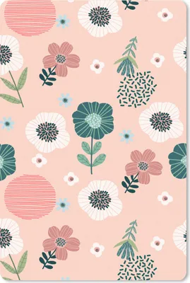 Produktbild von MuchoWow® Mauspad Mousepad Muster - Blumen - Pflanzen 40x60 cm - Mousepads - Maus Mat - Pad - Mausunterlage - Schreibtisch Accesoire