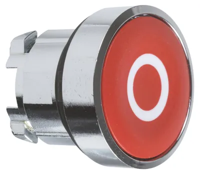 Produktbild von Schneider Electric Drucktaster ZB4BA432 flach rot (0)