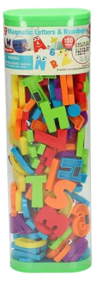 Produktbild von Playgo Magnetbuchstaben und -zahlen, 120-teilig.
