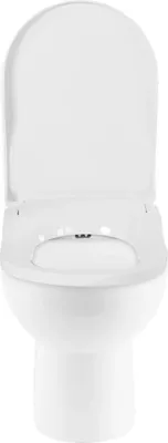 Produktbild von Elektrischer Bidet-Toilettensitz - Einstellbarer Wasserdruck - Zwei Düsen für vorn & hinten - Soft-Close-Deckel - Kunststoff
