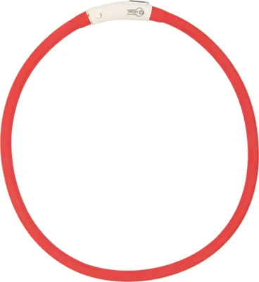 Produktbild von Hundehalsband LED Rot Leuchthalsband Leuchtband Wasserdicht Kürzbar Aufladbar USB