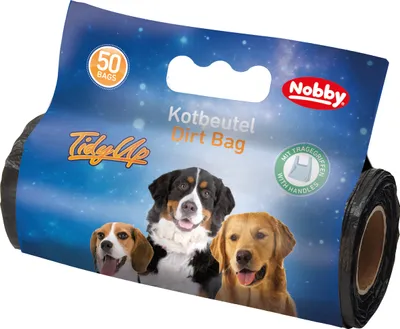 Immagine prodotto di Nobby TidyUp sacchetto per la cacca con maniglia per il trasporto 50 sacchetti