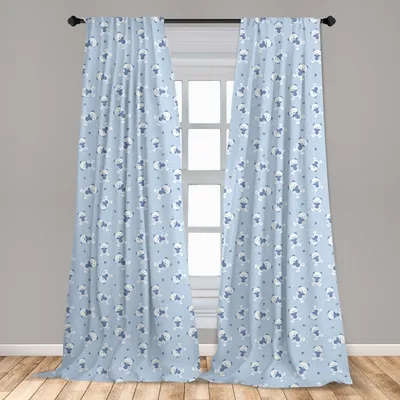 Produktbild von Abakuhaus, Fenstervorhänge, Teddybären mit Herz, 2-Panel-Set, 150 x 245 cm
