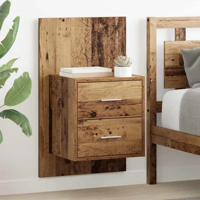 Immagine prodotto di vidaXL, comodini da parete, 2 pezzi, legno di recupero