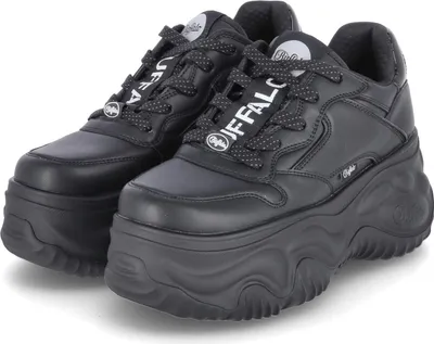 Produktbild von Buffalo Damen Low Sneaker BLADER ONE Schwarz Kunstleder Vegan Größe: 40
