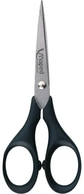 Productafbeelding van Schaar - Met lemmetbescherming - Roestvrij staal - 13 cm - Zwart