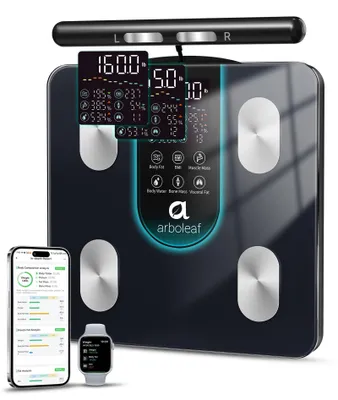 Zdjęcie produktu dla Waga do analizy składu ciała z aplikacją, mierząca ponad 50 parametrów ciała, do 180 kg