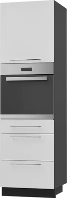 Produktbild von Backofenschrank Kvantum Q-D14/RU/3A Vollauszug 60cm Korpus- & Frontfarbe wählbar,weiß matt,schwarz