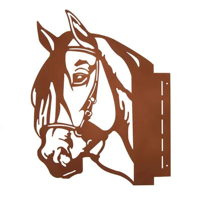 Image de Piquets décoratifs en forme de cheval pour jardin