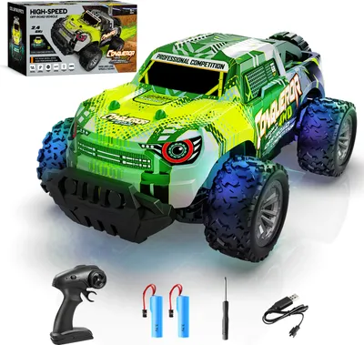 Immagine prodotto di Auto telecomandata da 6 anni, RC auto bambini da 3 4 5 8 10 anni, 2.4GHz auto telecomandata bambini con luci