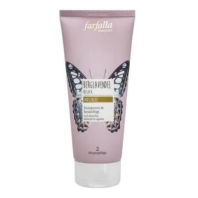 Produktbild von Farfalla Berglavendel Relax, Duschgel Bio 200ml