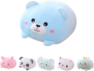 Produktbild von Niedliches Körperkissen, weiches Kuscheltier-Körperkissen, Plüschkissen zum Umarmen, Kawaii-Schlafkissen, Geschenk für Kinder und Freundin