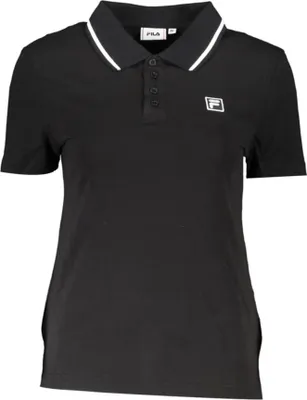 Produktbild von FILA POLO KURZARM DAMEN SCHWARZ : Farbe - Schwarz, Größe - S Größe: S Farbe: Schwarz