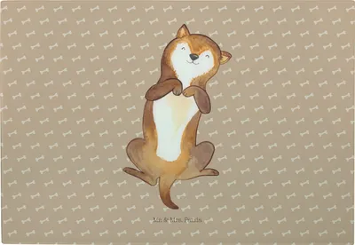 Produktbild von Mr. & Mrs. Panda Schneidebrett Hund Streicheln - Hundeglück - Geschenk, Glas, Schneideplatte, Brotzeitplatte, Süß, Sprüche, Servierplatte, Bauch, Hunde, Hundewelpe