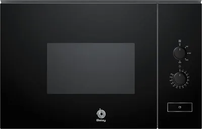 Zdjęcie produktu dla Balay 3CP5002N3, Wbudowany, Mikrofalówka Solo, 20 l, 800 W, Obrotowy, Czarny