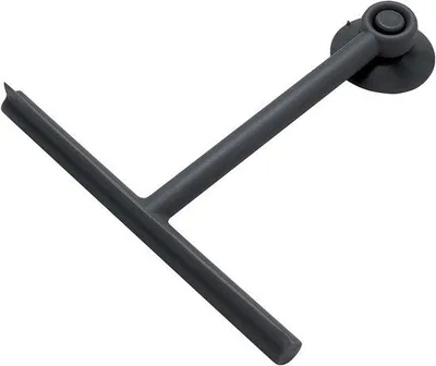 Produktbild von Famanu Duschabzieher 23 cm mit Saugnapf - Schwarz
