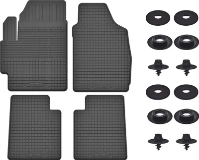 Produktbild von Gummimatten Mit Stoppern Für: Lancia Ypsilon Iii (2011-) Schwarz Set