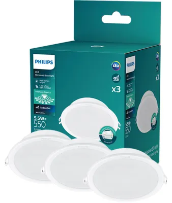 Produktbild von Philips Funktional 8720169174122, Einbaustrahler, 1 Glühbirne(n), LED, 4000 K, 220-240 V, Weiß