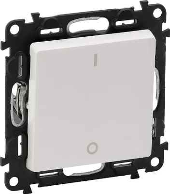 Immagine prodotto di Interruttore n. 2 bipolare LEGRAND VALENA LIFE 752102 bianco (stufa 10A)